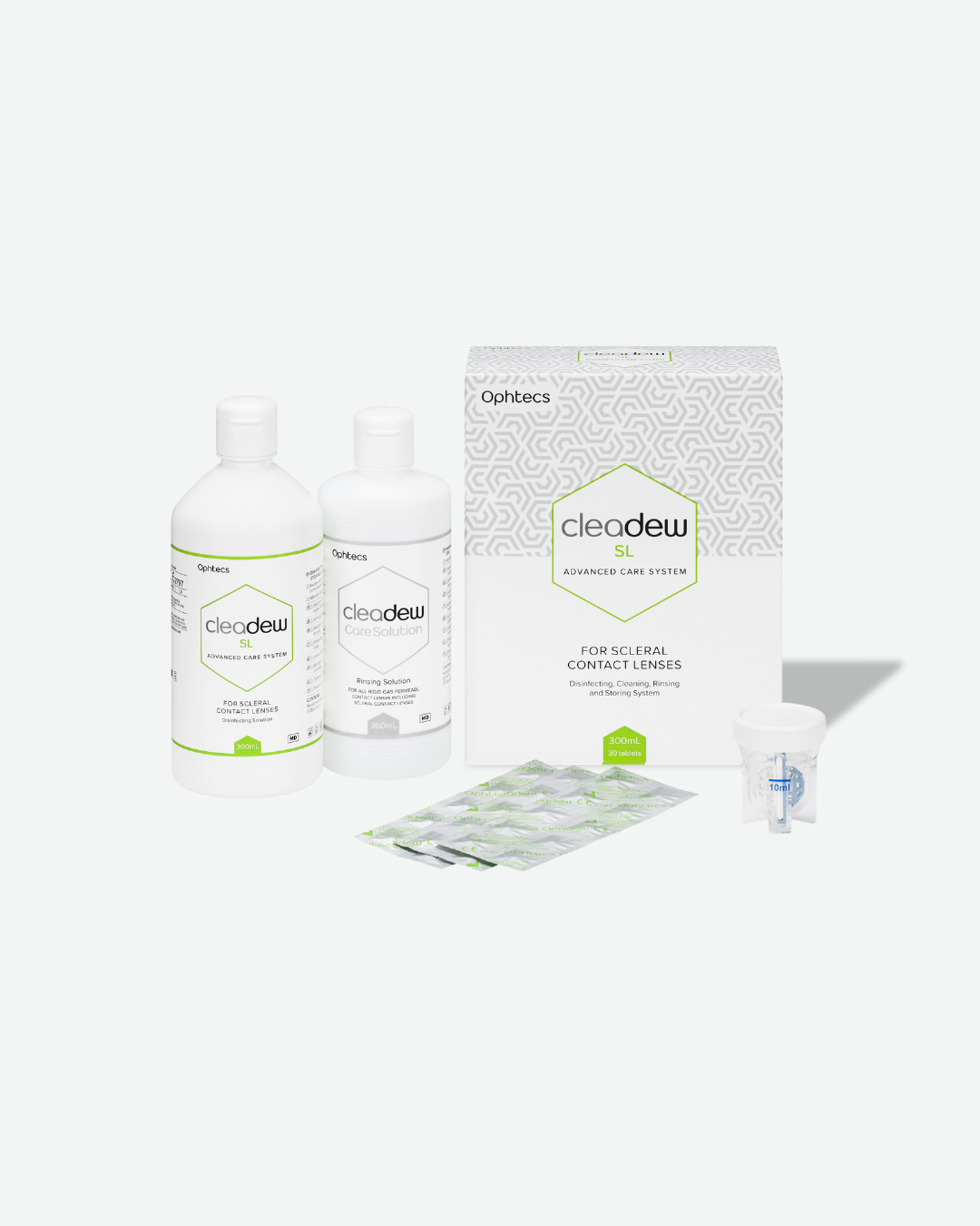 Cleadew SL (Povidone-iodine) + CareSolution