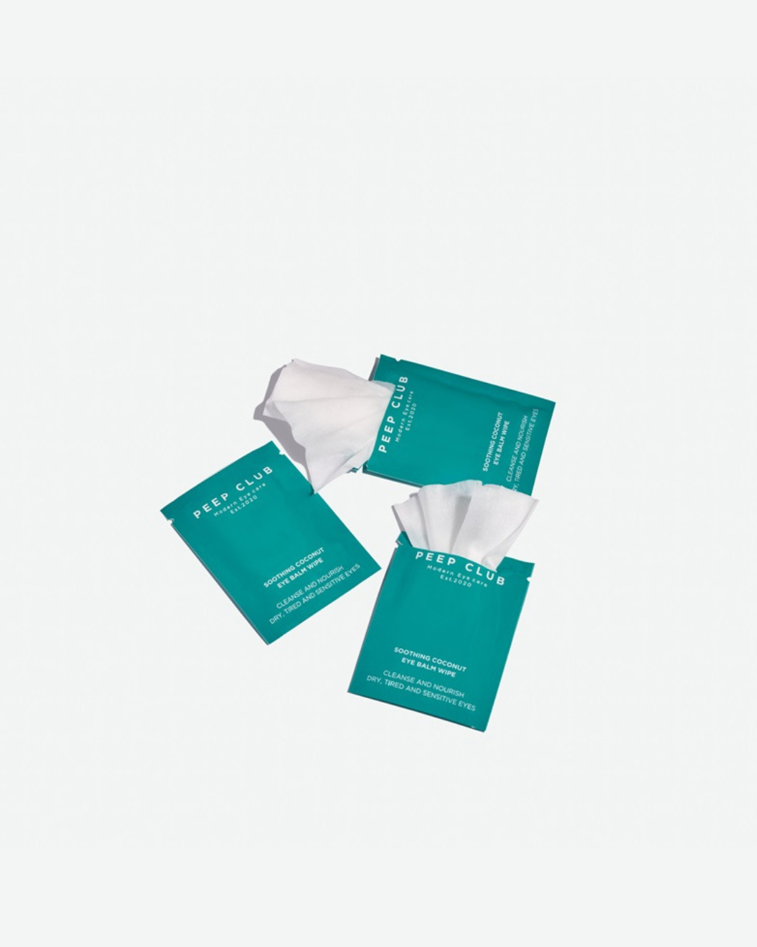 Soothing Coconut, Eye Balm Wipes (30 pack)